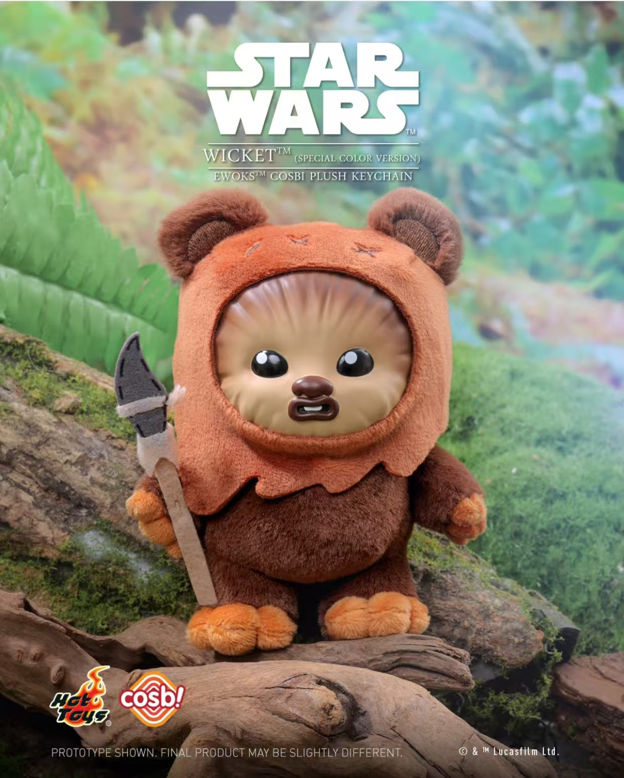 STAR WARS EWOKS COSBI PLUSH KEYCHAIN COLLECTION-PRERORDER