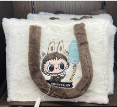 Popland Zimomo Plush and Labubu Tote bag