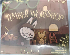 Popland Labubu Timber Workshop Keychain Blind Box