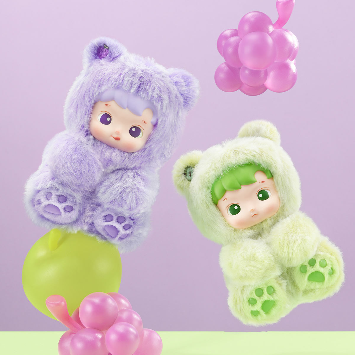 HACIPUPU Gummy Bear Series-Vinyl Plush Pendant Blind Box-preorder
