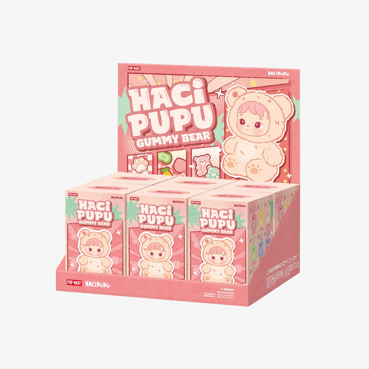 HACIPUPU Gummy Bear Series-Vinyl Plush Pendant Blind Box-preorder