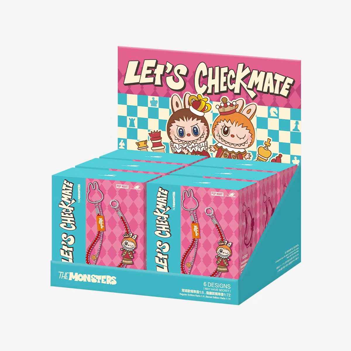 THE MONSTERS Lets Checkmate Series Pendant Blind Box