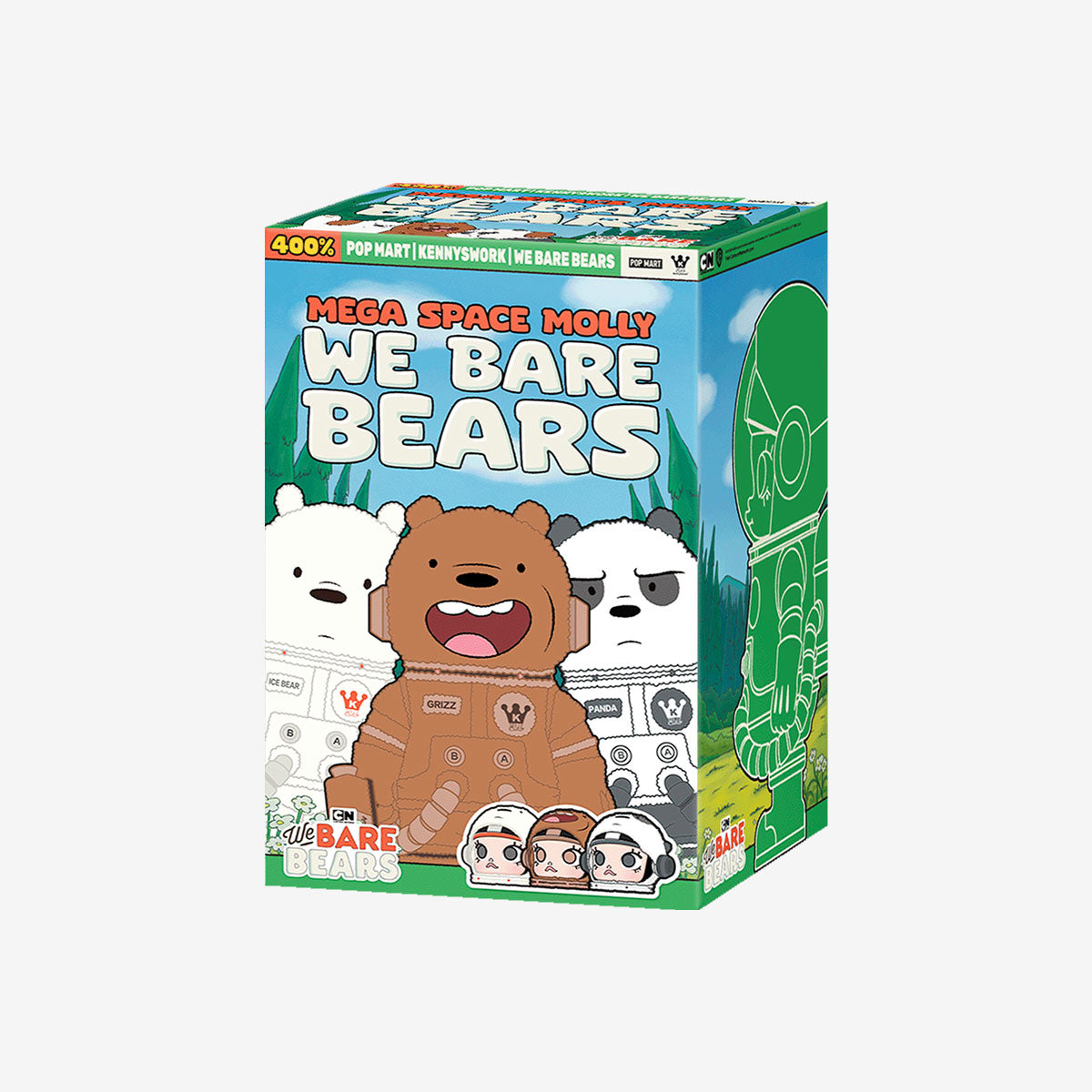 MEGA SPACE MOLLY 400% WE BARE BEARS-preorder