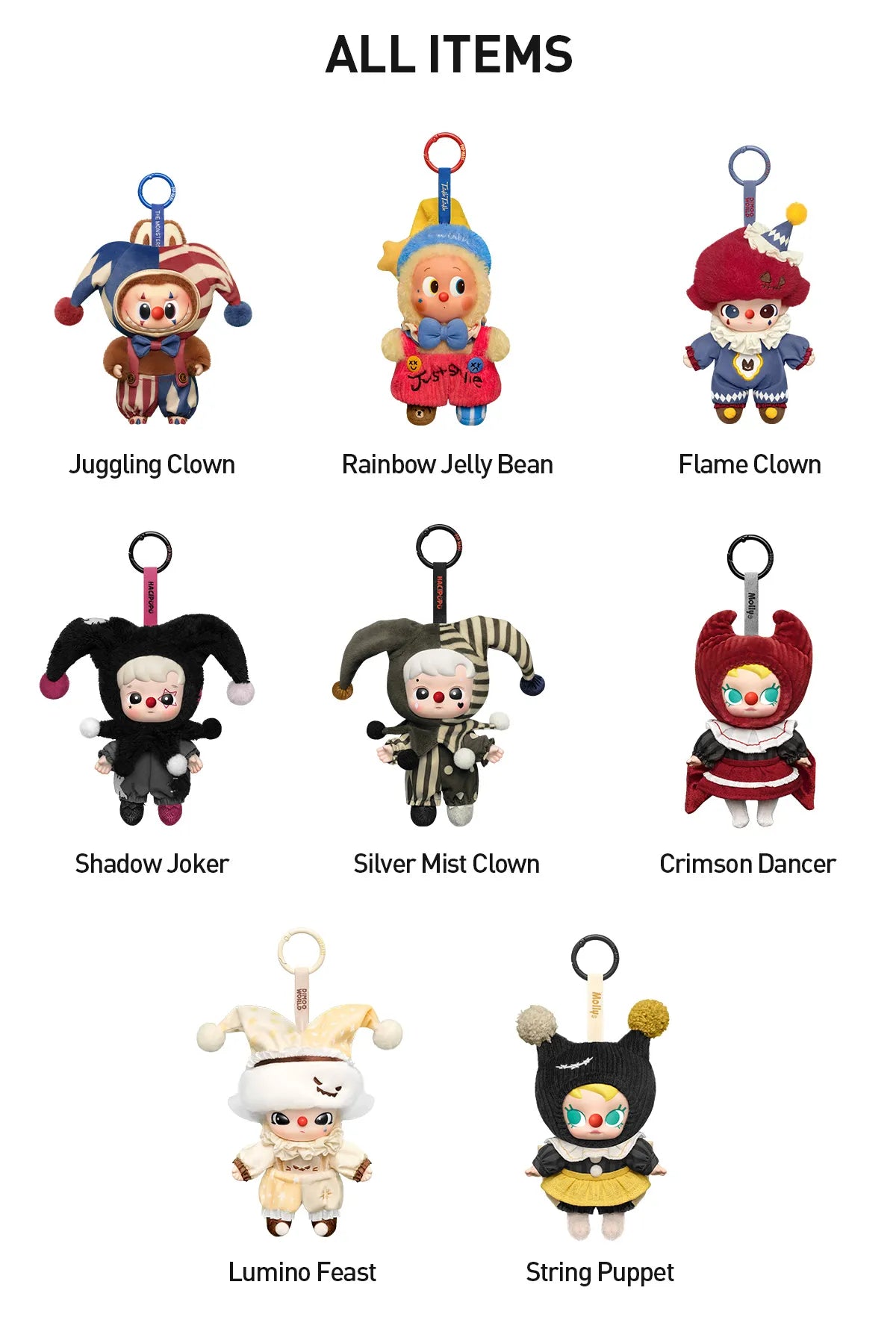 WHY SO SERIOUS Series-Vinyl Plush Pendant Blind Box-preorder
