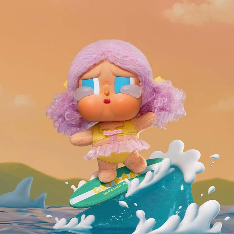 Crybaby Vacation Mode on Series Vinyl Plush Pendant Blind Box-preorder