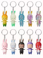 The Monsters Labubu 10thAnniversary Exhibition Keychain Series Figures