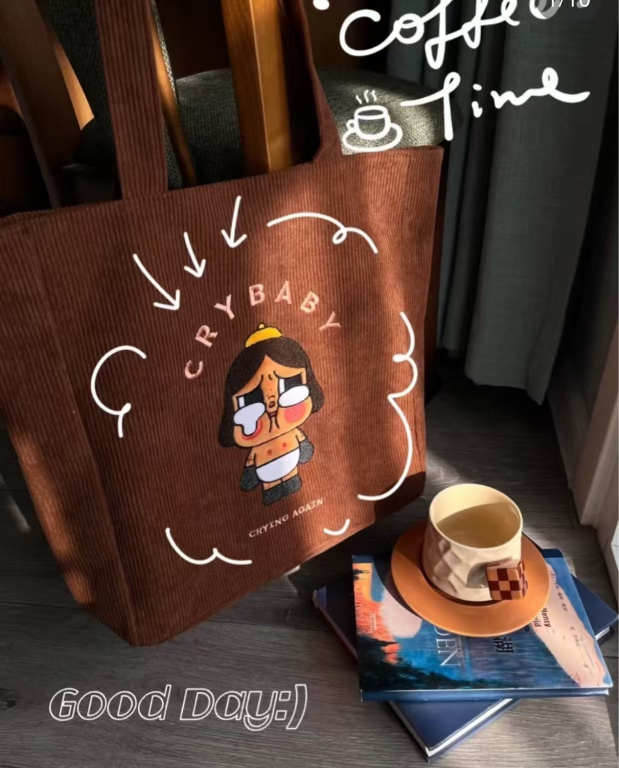 CRYBABY Crying Again Series-Brown Bag-preorder