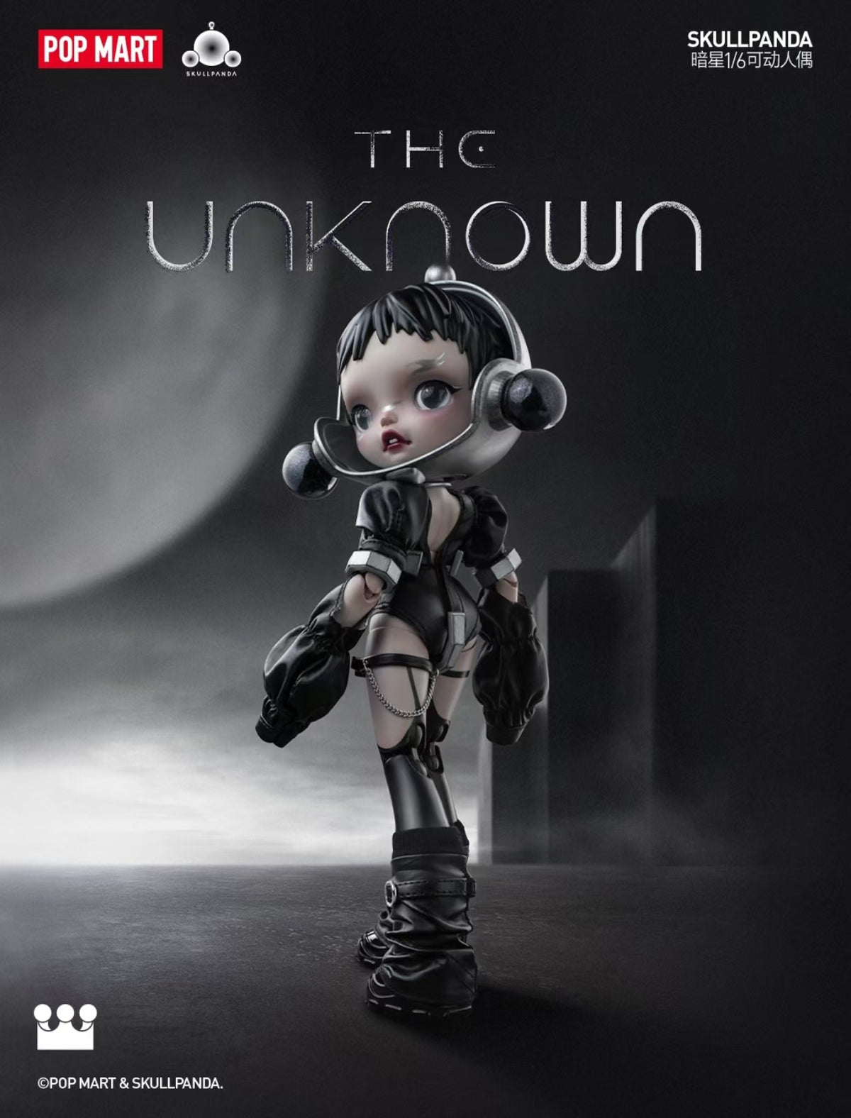 SKULLPANDA The Unknown 1/6 Action Figure