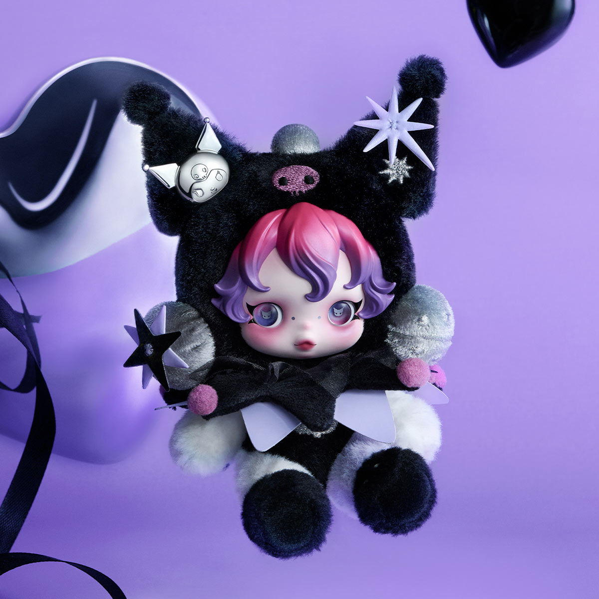SKULLPANDA × KUROMI and MY MELODY Plush