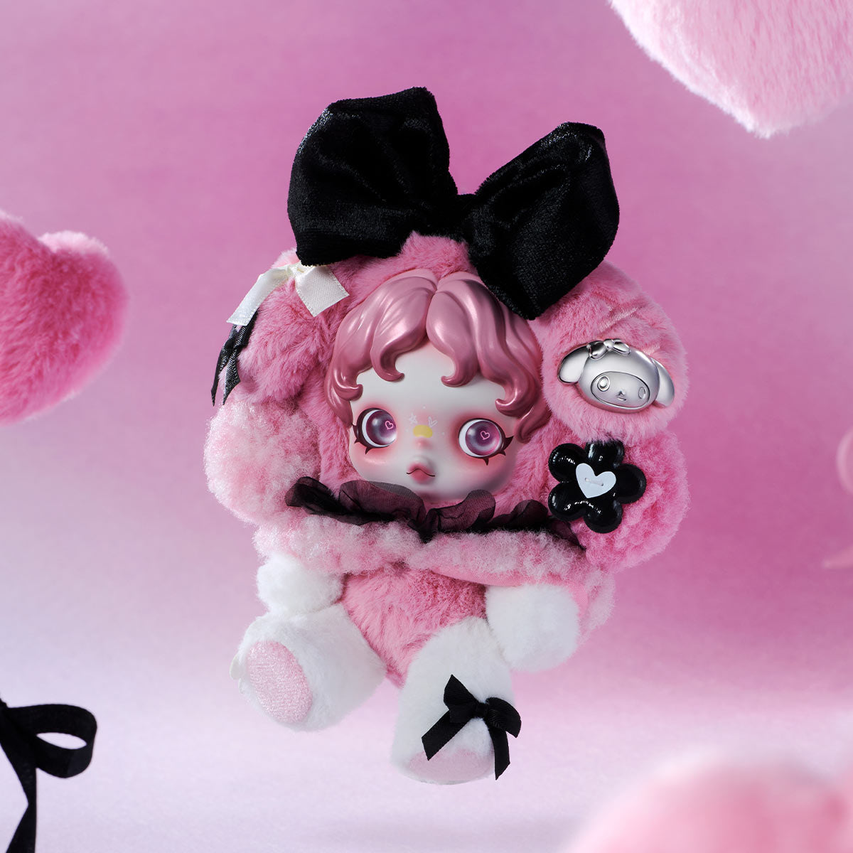 SKULLPANDA × KUROMI and MY MELODY Plush