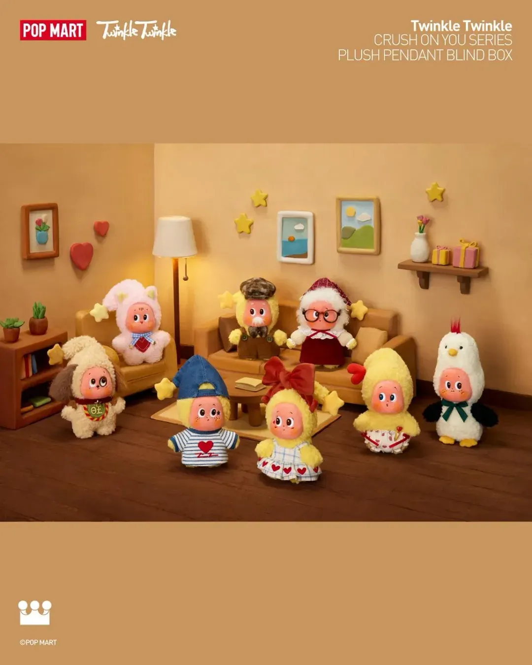 Twinkle Twinkle Crush On You Series-Plush Pendent-preorder