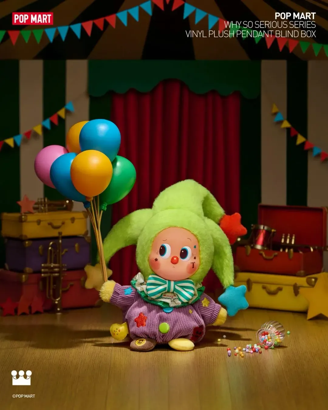 Why So Serious Series Vinyl Plush Pendant