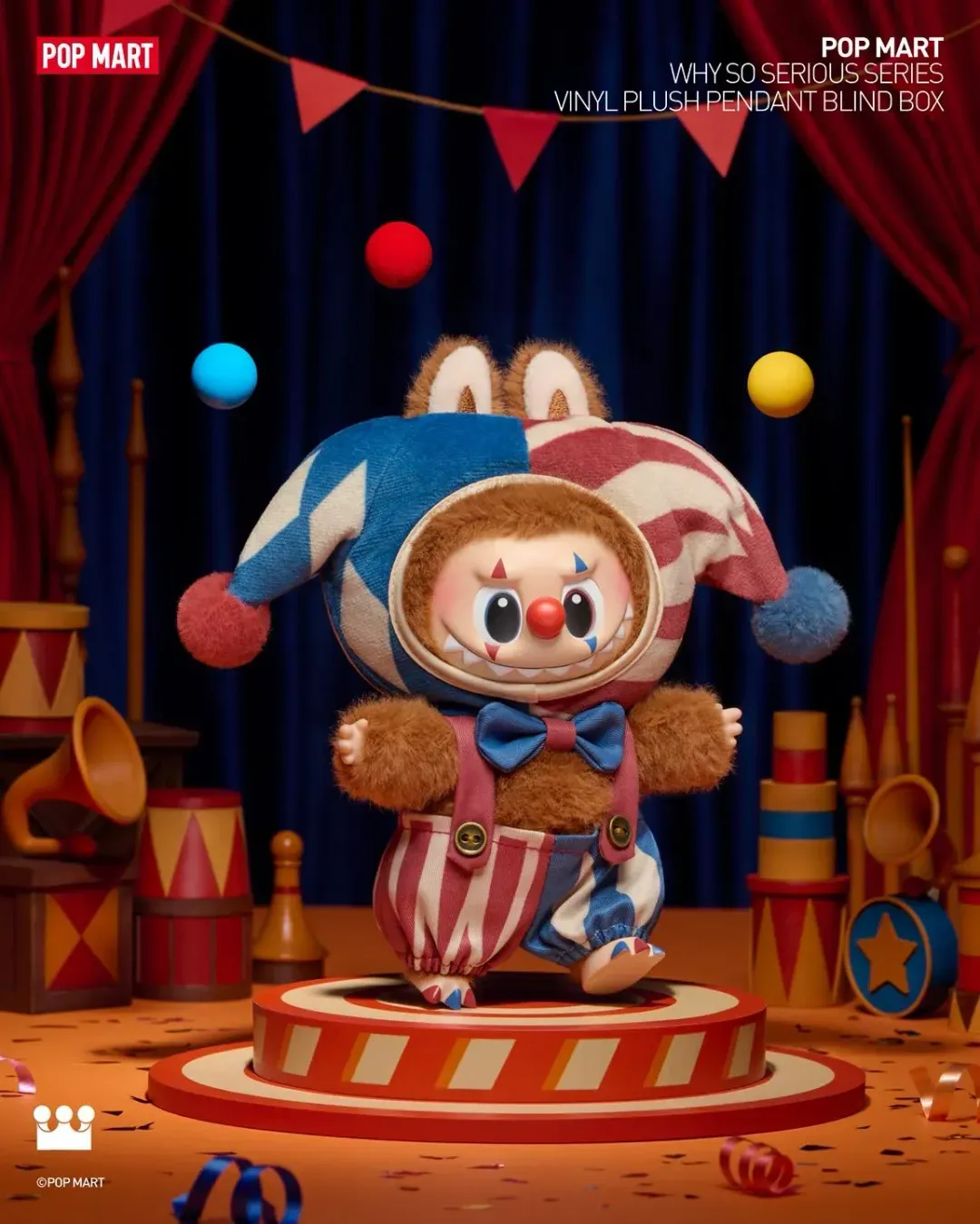 Why So Serious Series Vinyl Plush Pendant