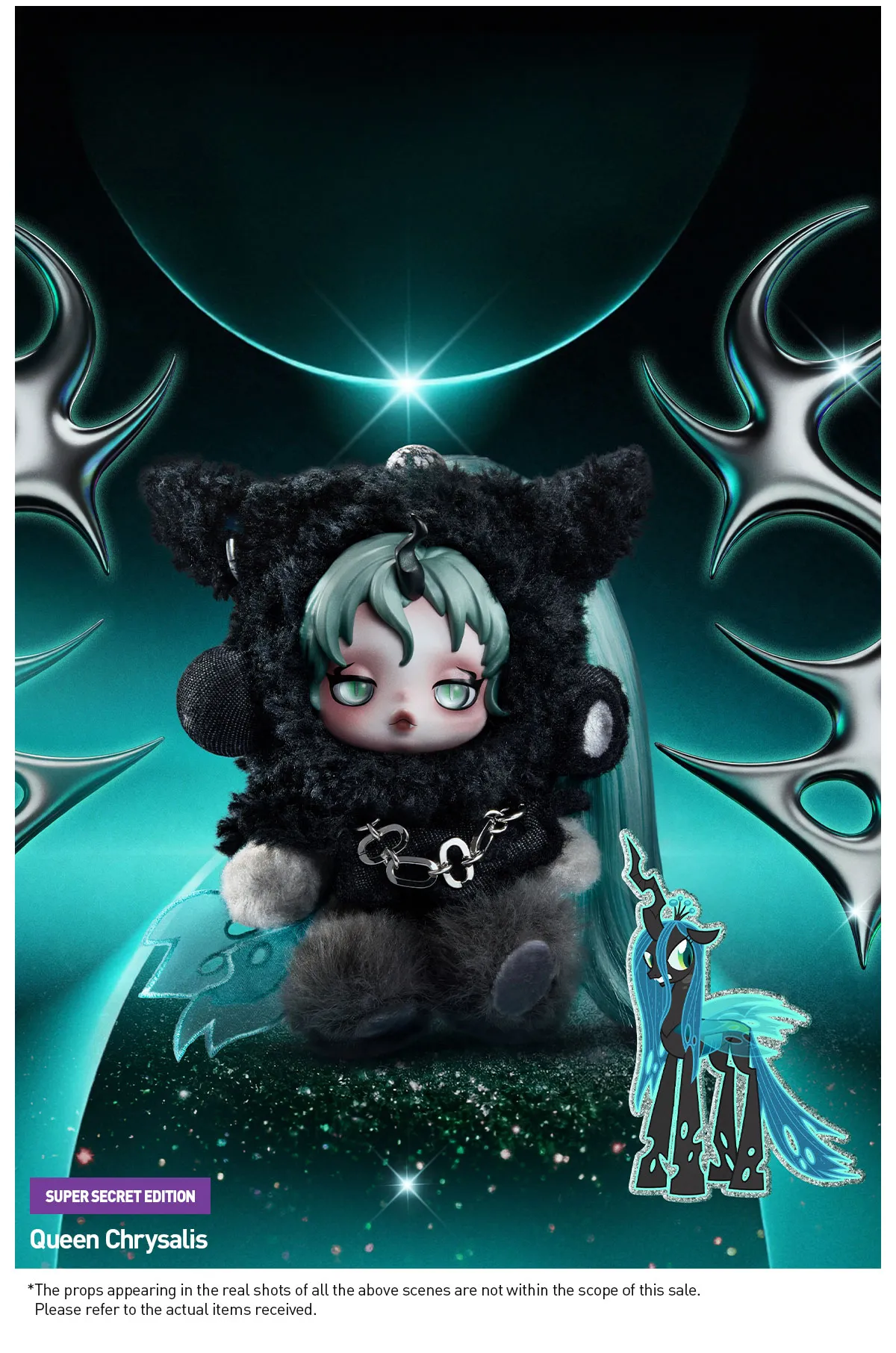 SKULLPANDA × My Little Pony Series Plush Doll Pendant-preorder