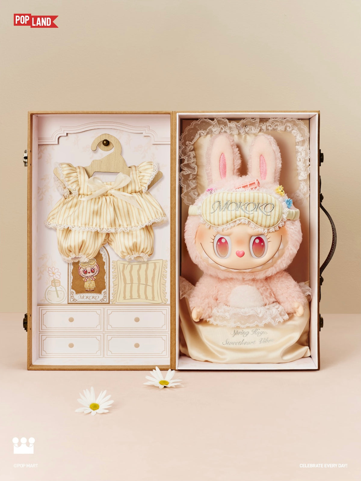 Wake up Mokoko Vinly Plush Big Doll Gift Box