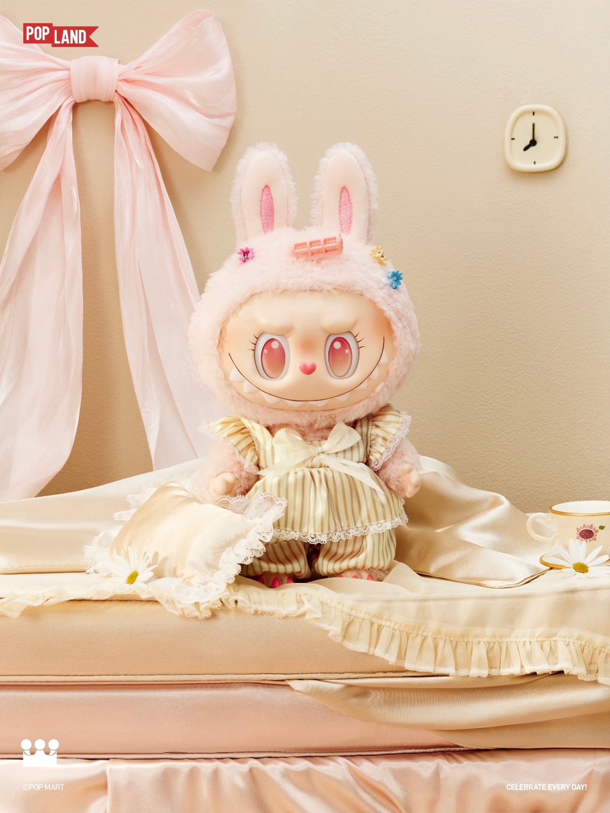 Wake up Mokoko Vinly Plush Big Doll Gift Box