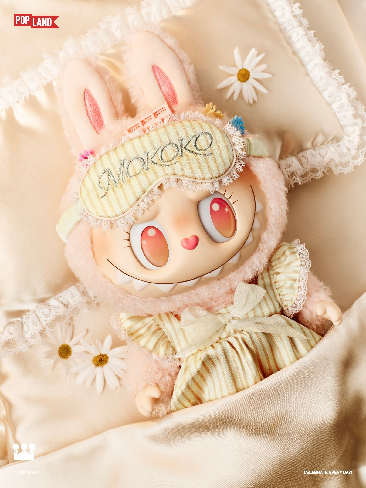Wake up Mokoko Vinly Plush Big Doll Gift Box