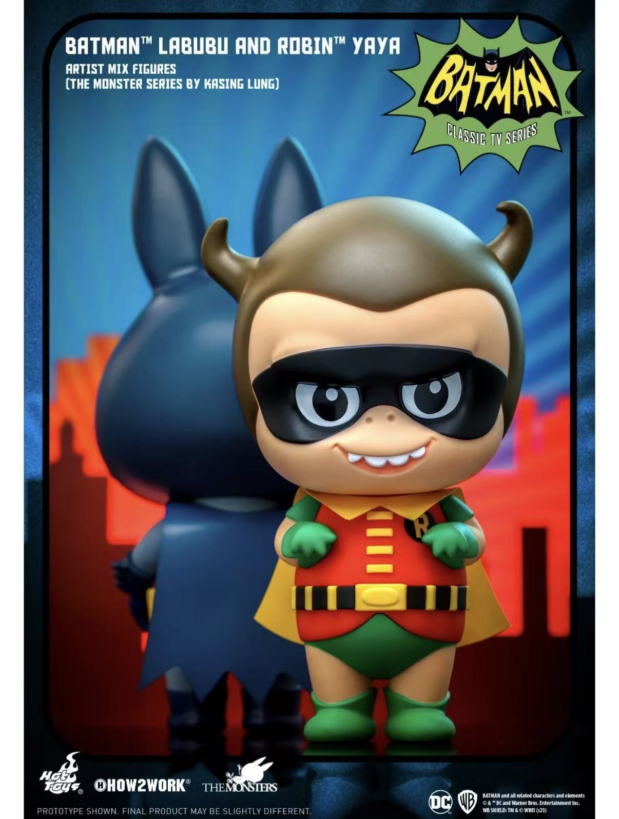 The Monsters Batman Labubu and Robin Yaya-preorder