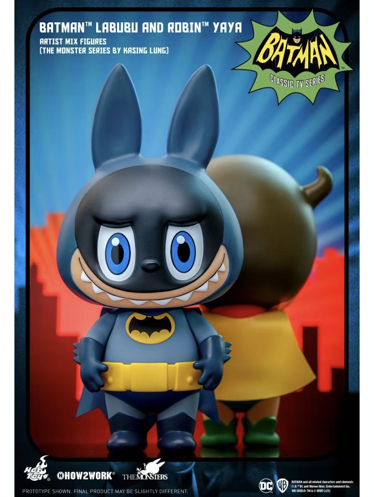 The Monsters Batman Labubu and Robin Yaya-preorder