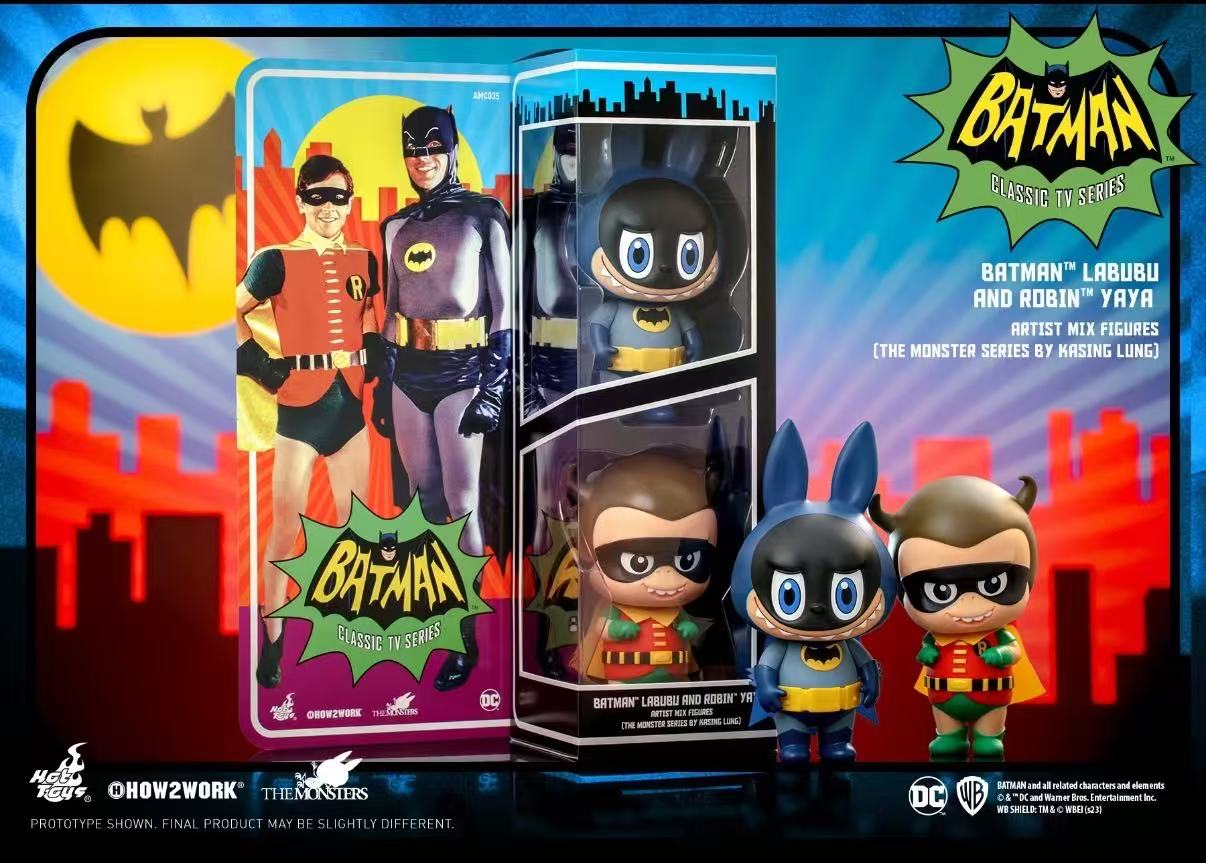 The Monsters Batman Labubu and Robin Yaya-preorder