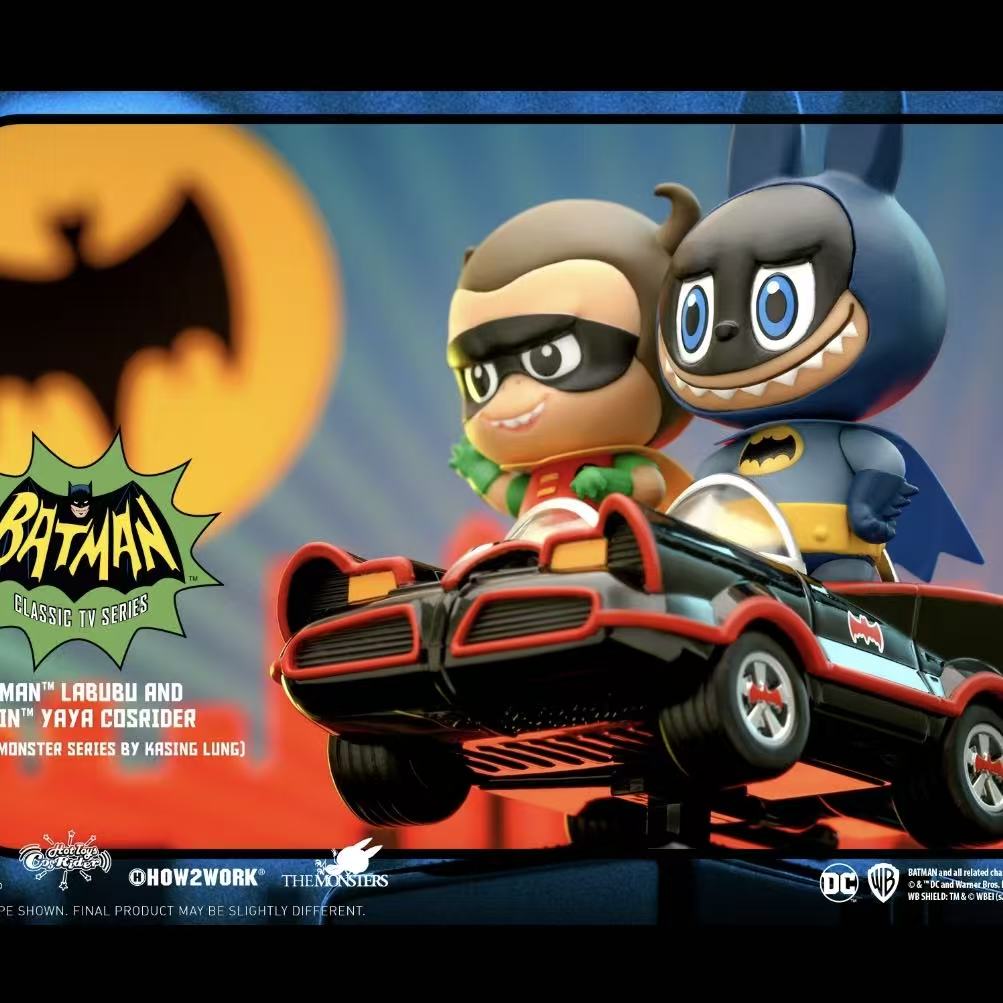 The Monsters Batman Labubu and Robin Yaya