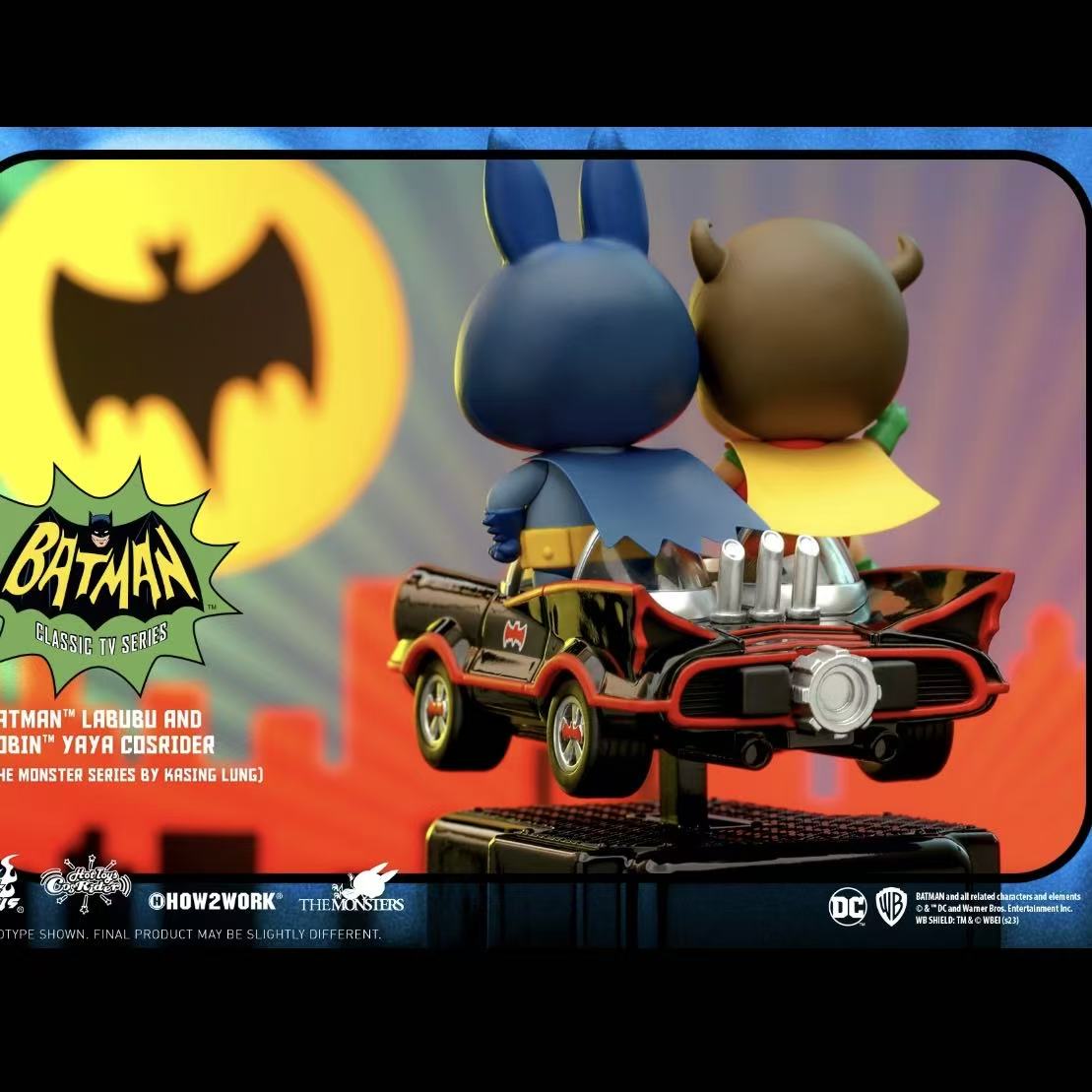 The Monsters Batman Labubu and Robin Yaya