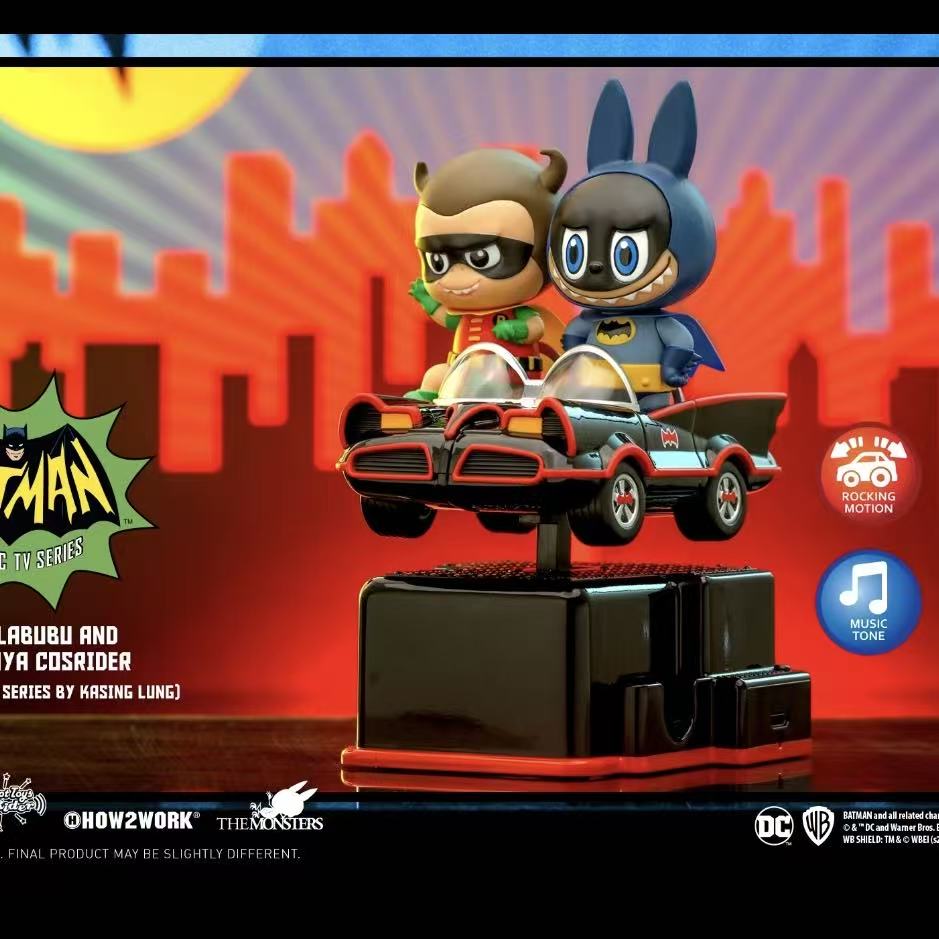 The Monsters Batman Labubu and Robin Yaya