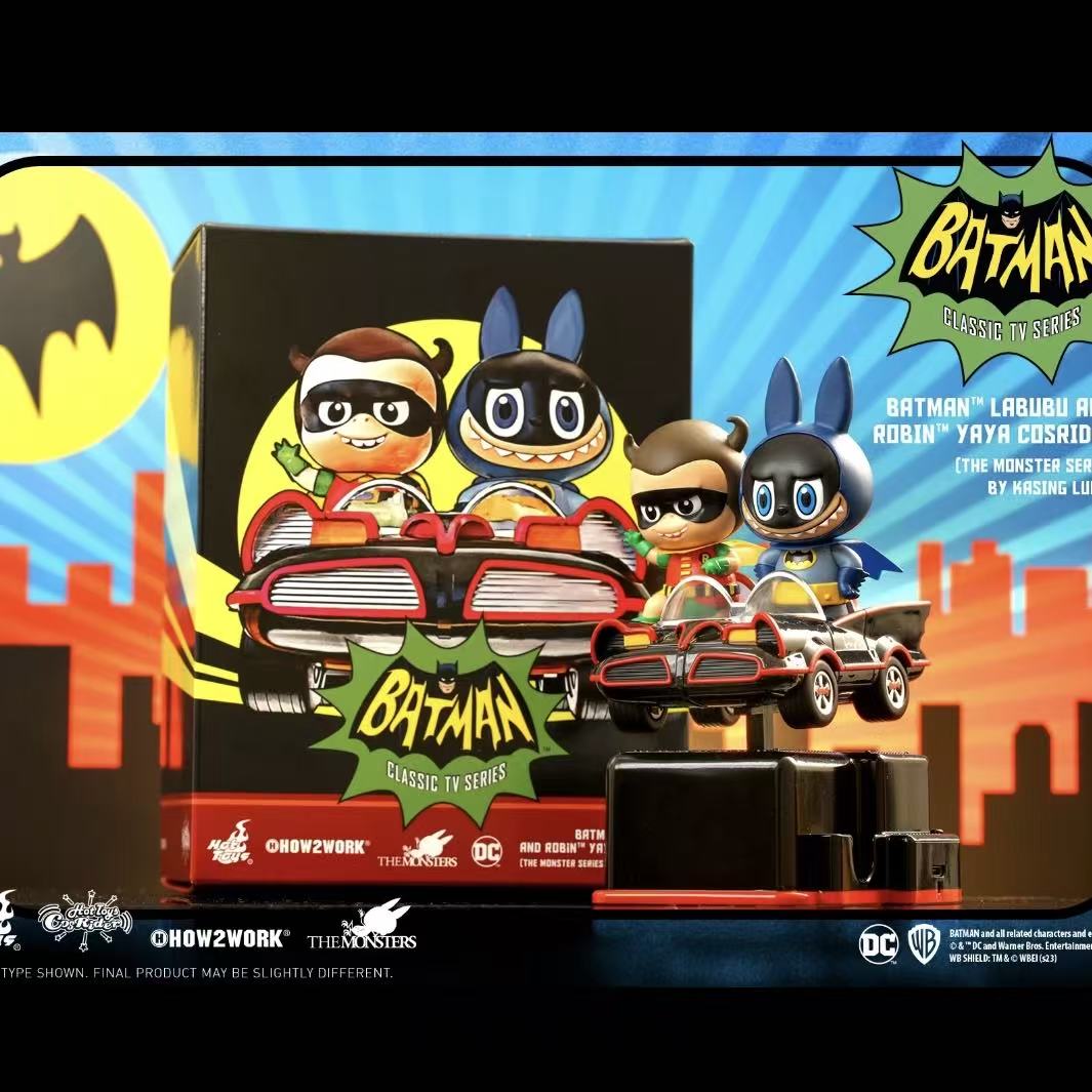 The Monsters Batman Labubu and Robin Yaya