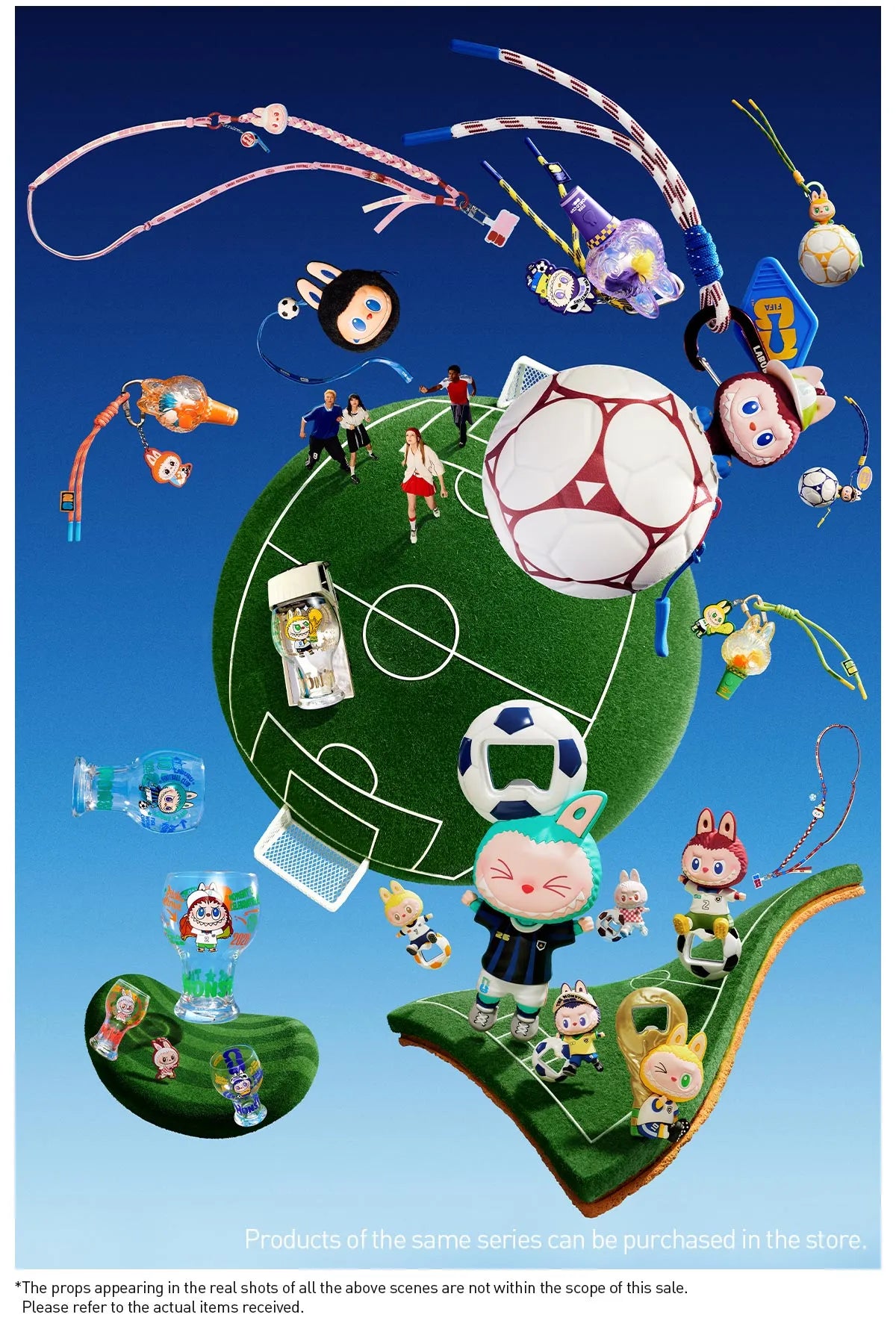 THE MONSTERS FIFA SERIES - Bottle Opener Fridge Magnet Blind Box