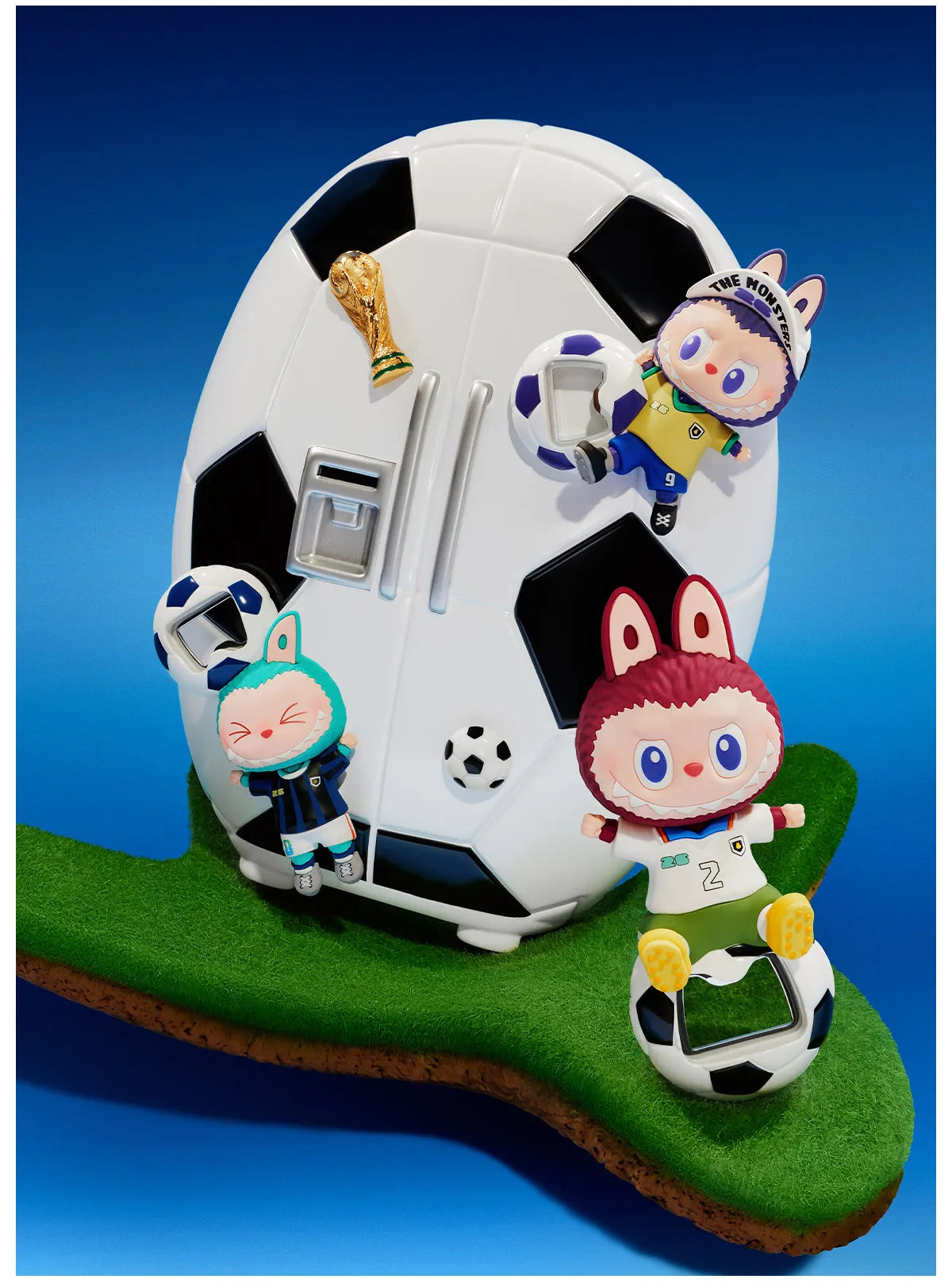 THE MONSTERS FIFA SERIES - Bottle Opener Fridge Magnet Blind Box