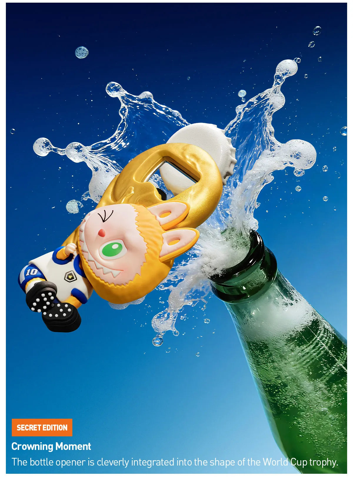THE MONSTERS FIFA SERIES - Bottle Opener Fridge Magnet Blind Box