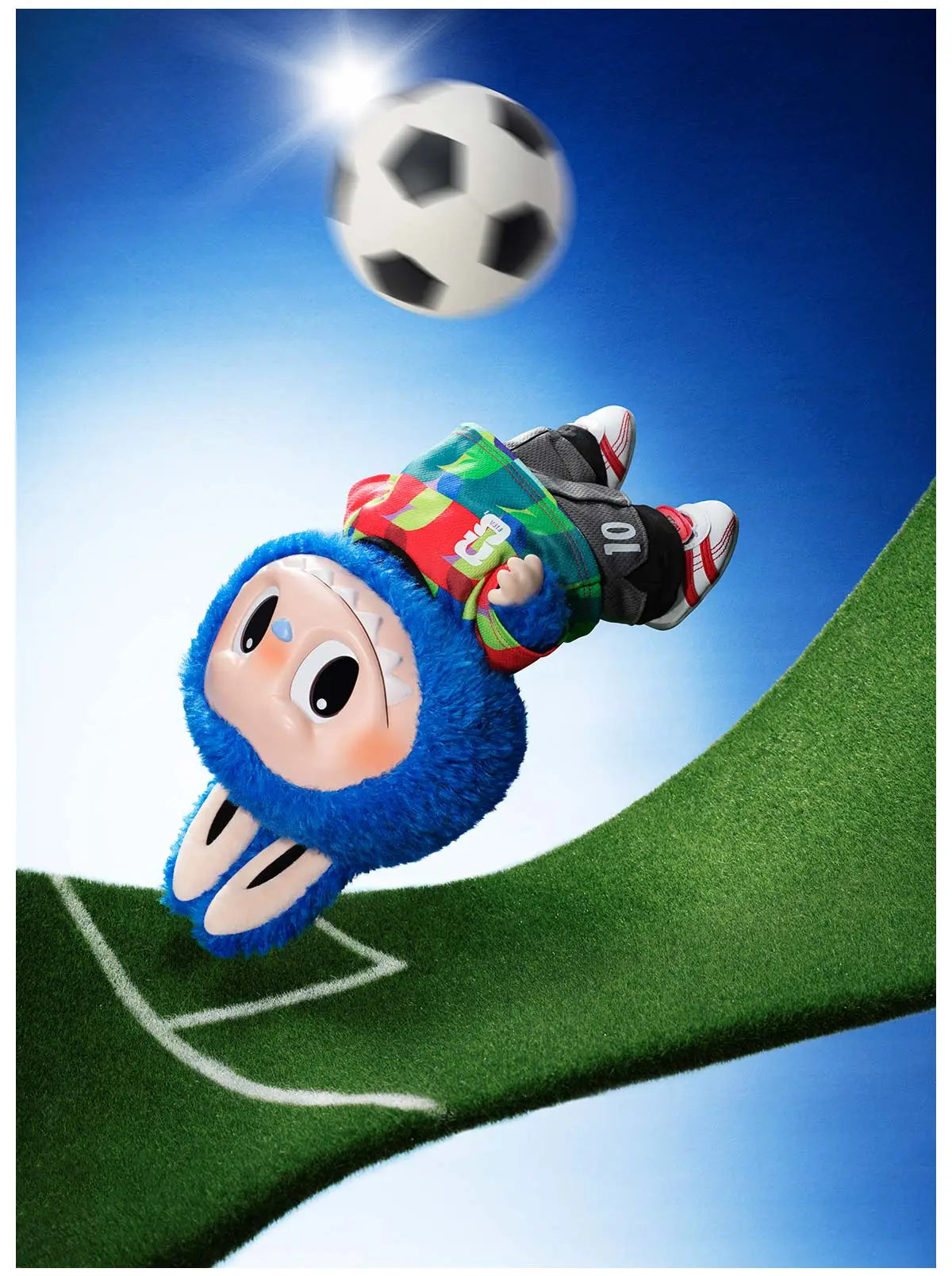 THE MONSTERS × FIFA SERIES-Catch the Win Vinyl Plush Doll