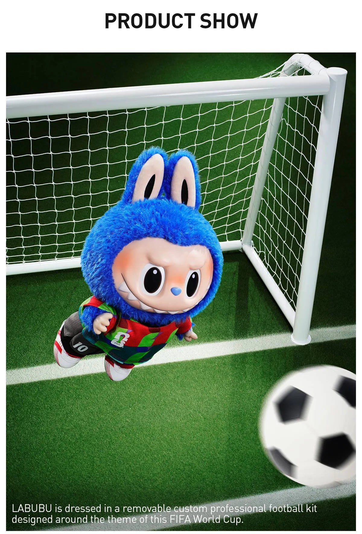THE MONSTERS × FIFA SERIES-Catch the Win Vinyl Plush Doll