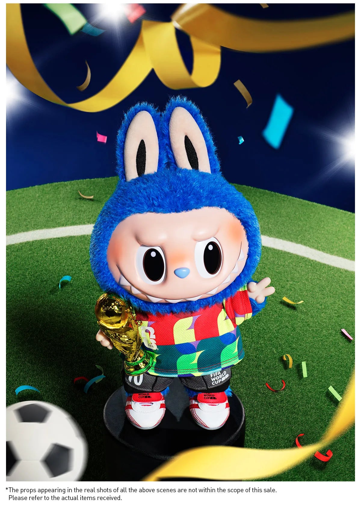 THE MONSTERS × FIFA SERIES-Catch the Win Vinyl Plush Doll