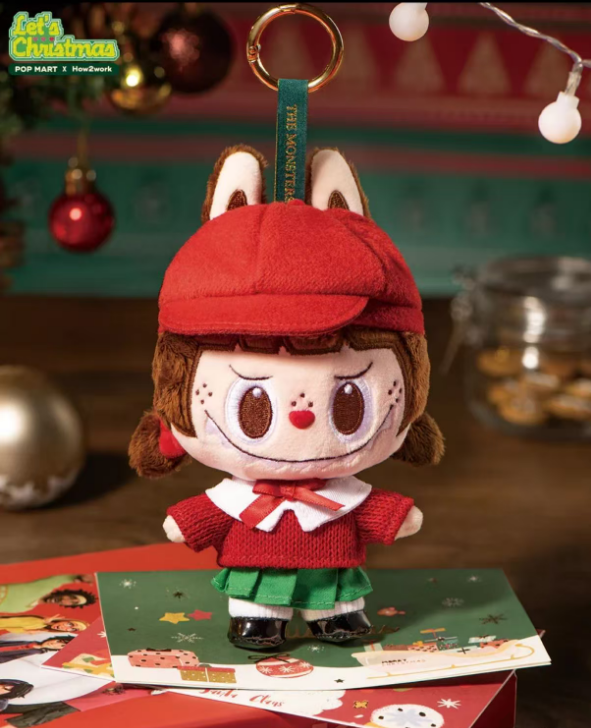 THE MONSTERS Let's Christmas Series -Plush Pendant