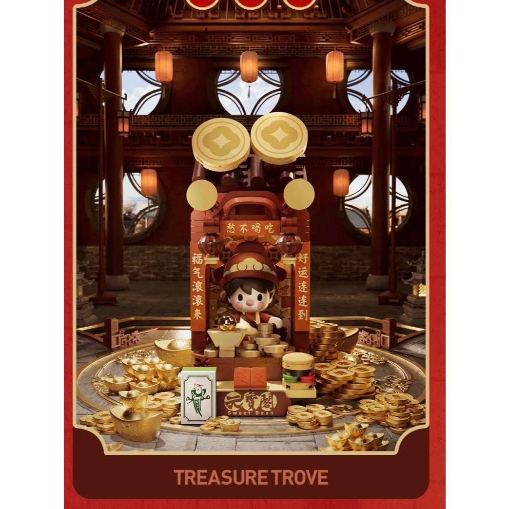 Wealthy Snakes New Year Celebration - Fortunate Hand Series Block Figures