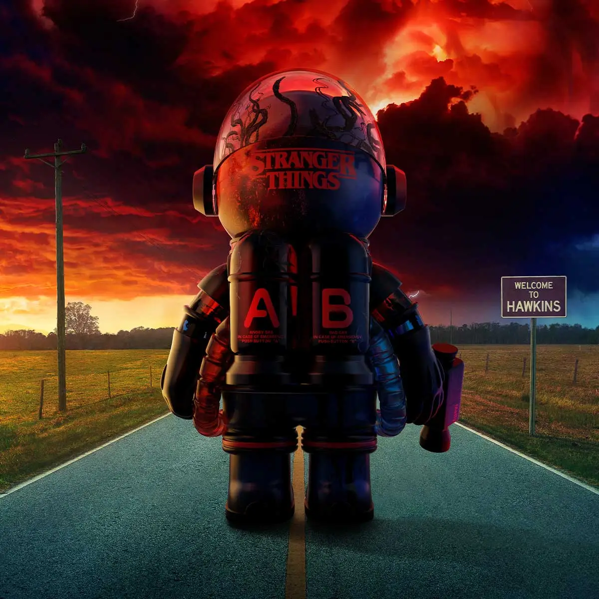 MEGA SPACE MOLLY 400% Stranger Things