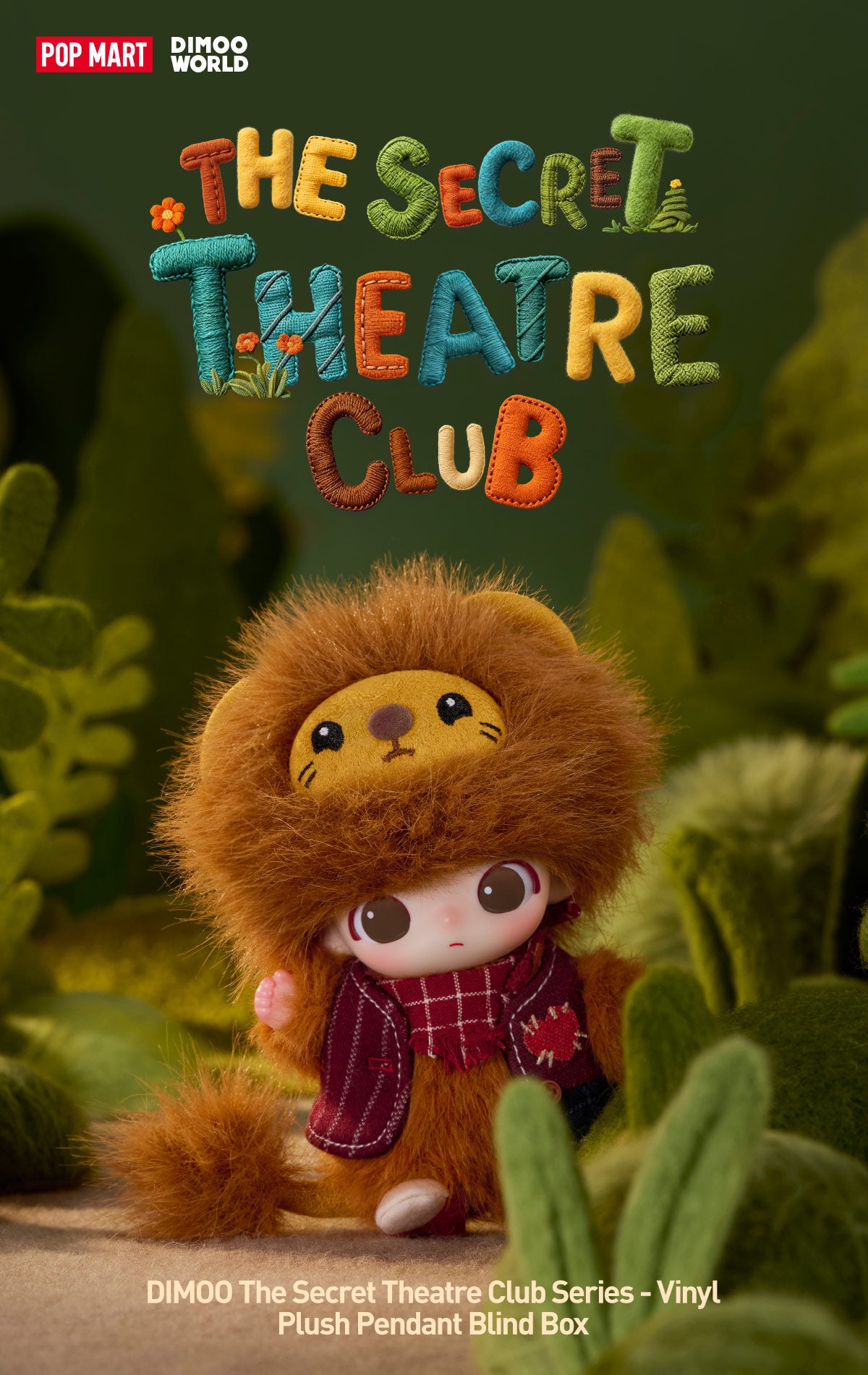 DIMOO The Secret Theatre Club Series - Vinyl Plush Pendant Blind Box-preorder