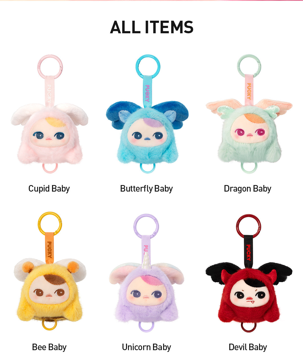 PUCKY FLYING BABIES SERIES - Plush Pendant Blind Box-preorder