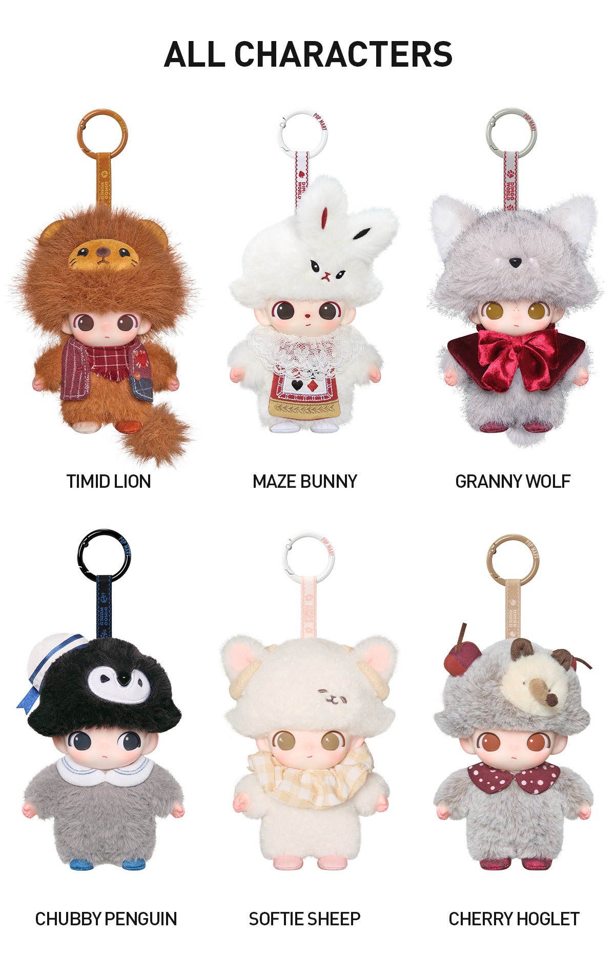 DIMOO The Secret Theatre Club Series - Vinyl Plush Pendant Blind Box-preorder