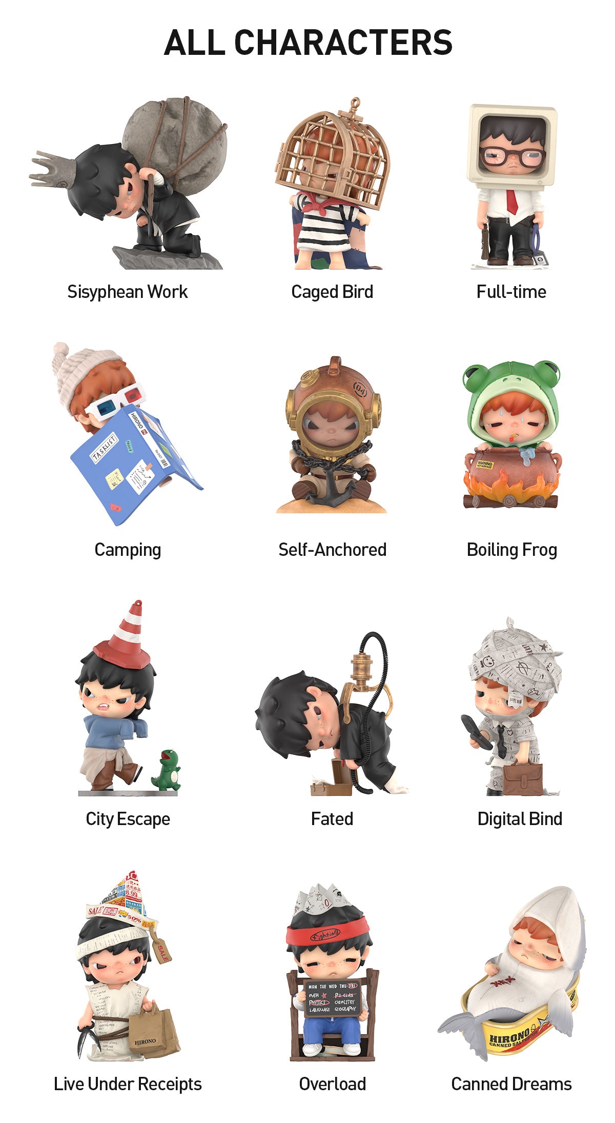 Hirono Tamed Wildgrass Series Figures