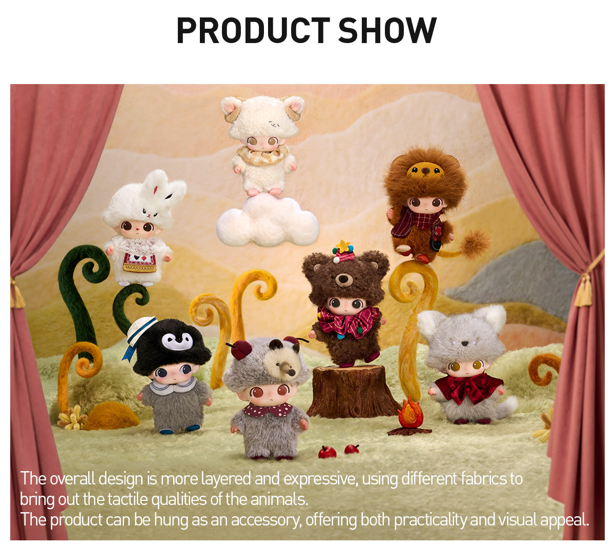 DIMOO The Secret Theatre Club Series - Vinyl Plush Pendant Blind Box-preorder