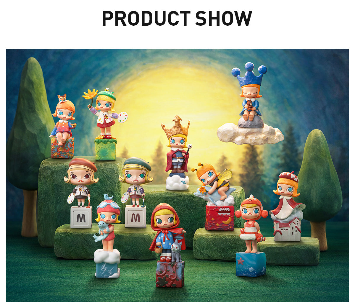 MOLLY Scenery Along the Way 20th Anniversary Series Figures