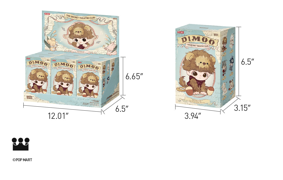 DIMOO The Secret Theatre Club Series - Vinyl Plush Pendant Blind Box-preorder
