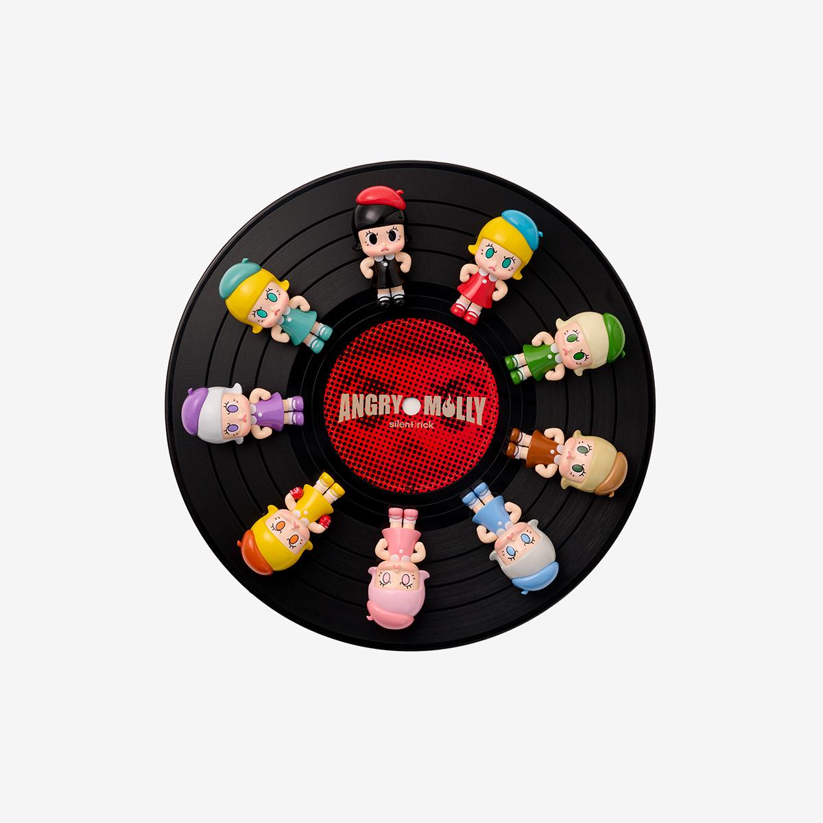 POP MART Angry Molly Mini Figure Set - Long Play 9