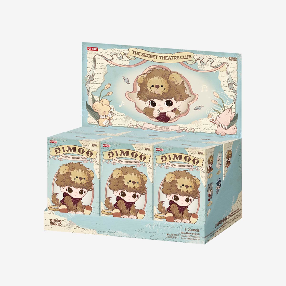 DIMOO The Secret Theatre Club Series - Vinyl Plush Pendant Blind Box-preorder