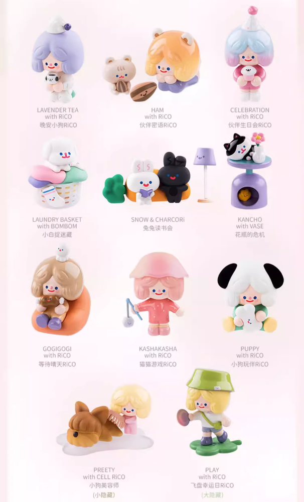 F.UN RiCO Happy Friends Together Series Blind Box Confirmed Figure