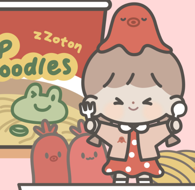 F.UN zZoton Yummy Yummy Series Lunch Time Blind Box Confirmed Figure