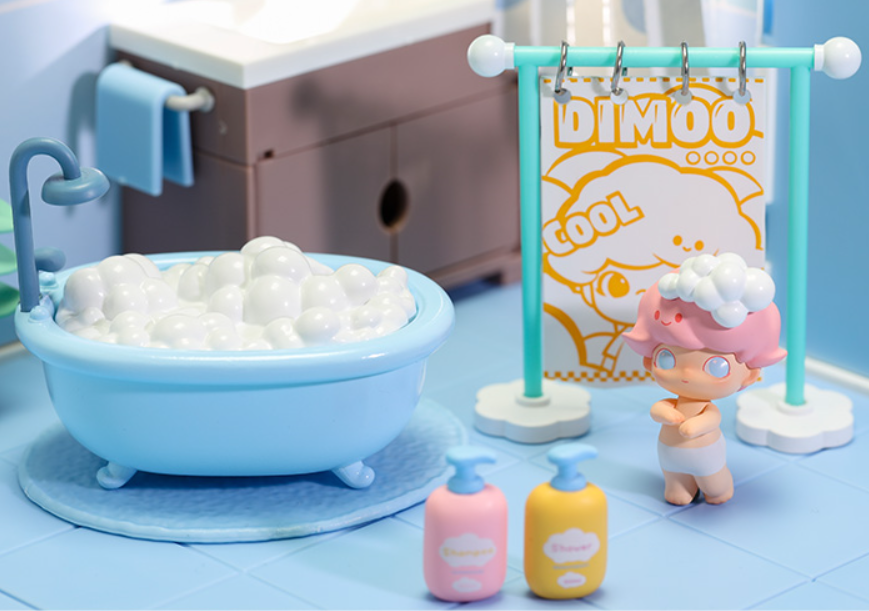 POP MART Dimoo Homebody Series Home Life Blind Box Confirmed Figure toy model