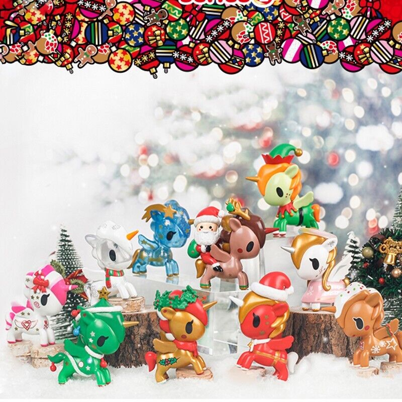 Tokidoki Holiday Unicorn Series 1 Blind Box Mystery Figures Action Toys Gift